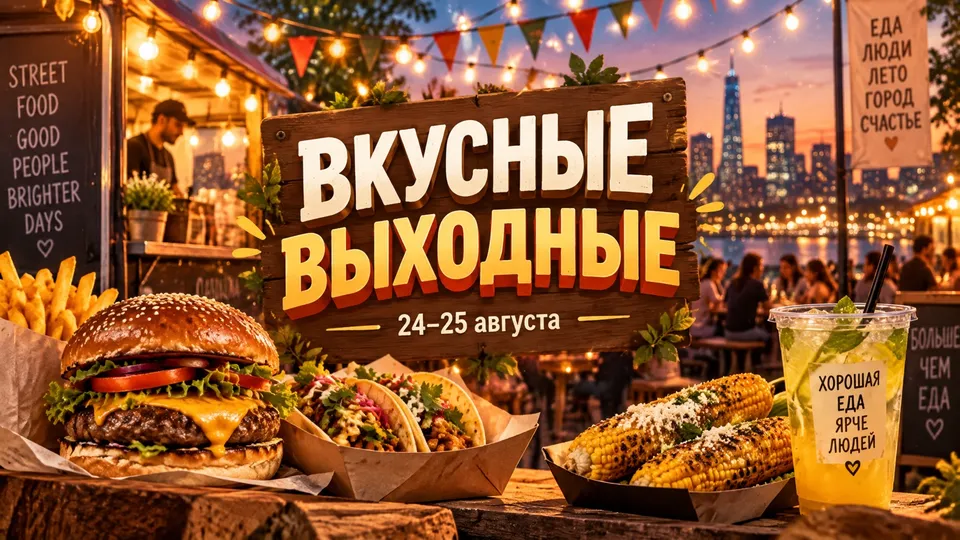 Промобаннер с кириллицей — результат GPT Image 2.5 Sunburst